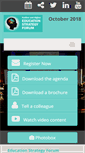 Mobile Screenshot of educationstrategyforum.com